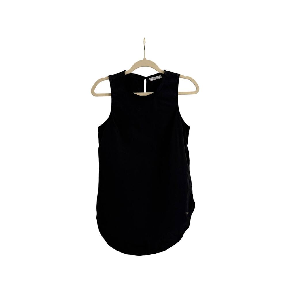 Abercrombie & Fitch Essentials Black Sleeveless Tank Top Size Women's XS